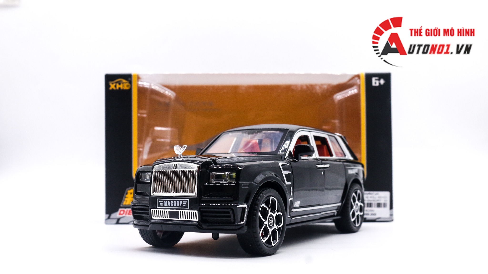  Mô hình xe Roll Royce Cullinan Mansory đánh lái được tỉ lệ 1:24 XHD Model OT444 