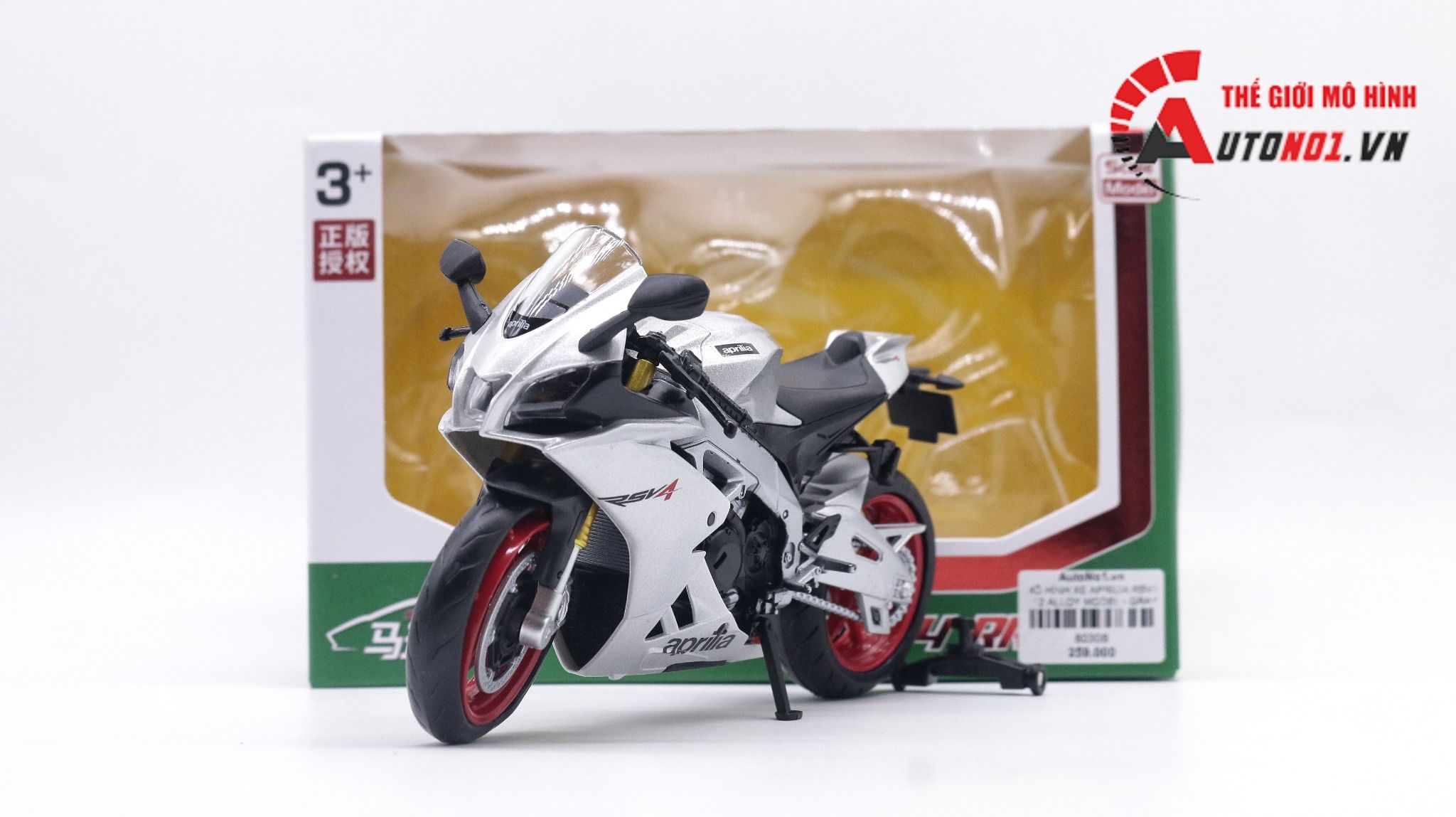  Mô hình xe Aprilia RSV4 1:12 Alloy Model 8030 