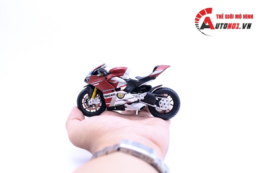 MÔ HÌNH XE DUCATI PANIGALE V4S CORSE RED 1:18 MAISTO 6819