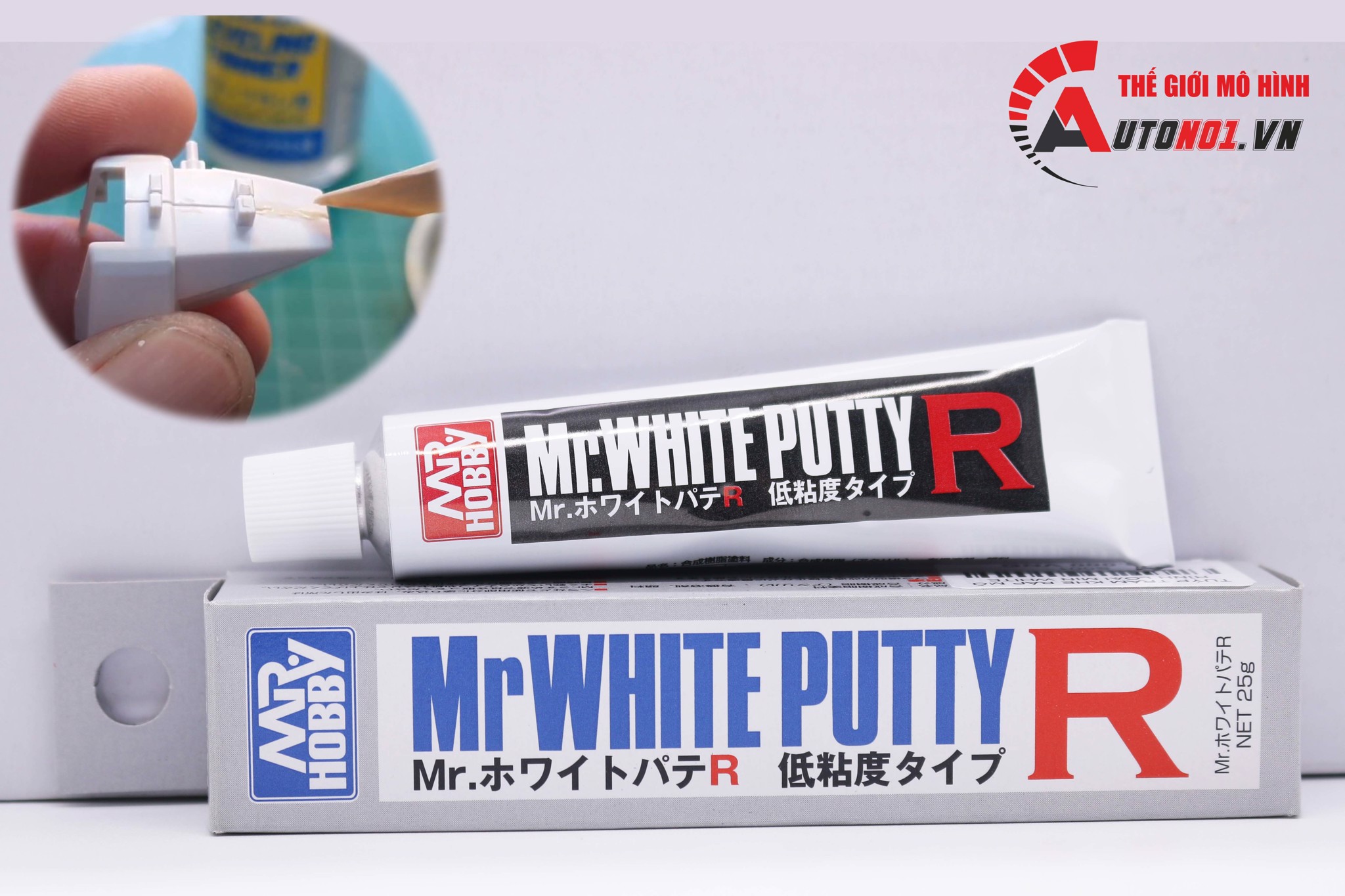 TUÝP TRÁM KHE RÁP MÔ HÌNH LOẠI MỊN WHITE PUTTY R MR.HOPPY S001