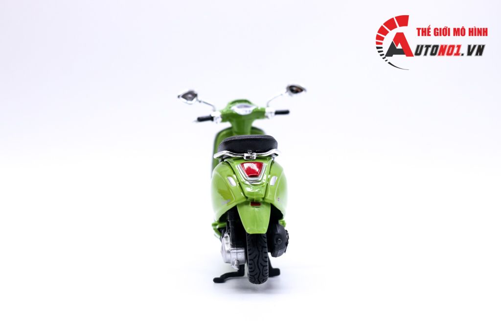 MÔ HÌNH XE VESPA SPRINT 150 ABS 2017 GREEN 1:18 MAISTO 6842