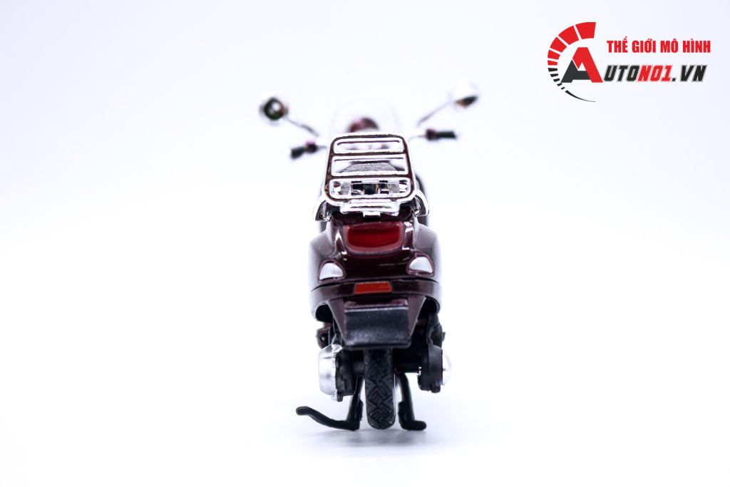 MÔ HÌNH XE VESPA LXV 2013 BROWN 1:18 MAISTO 6841