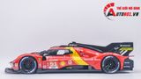  Mô hình xe Ferrari 499P 3.0L turbo V6 team Ferrari Corse #50 - #51 24h Le Mans 2023 18-16301 (#50) tỉ lệ 1:18 Bburago OT374 