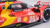  Mô hình xe Ferrari 499P 3.0L turbo V6 team Ferrari Corse #50 - #51 24h Le Mans 2023 tỉ lệ 1:18 Bburago OT374 