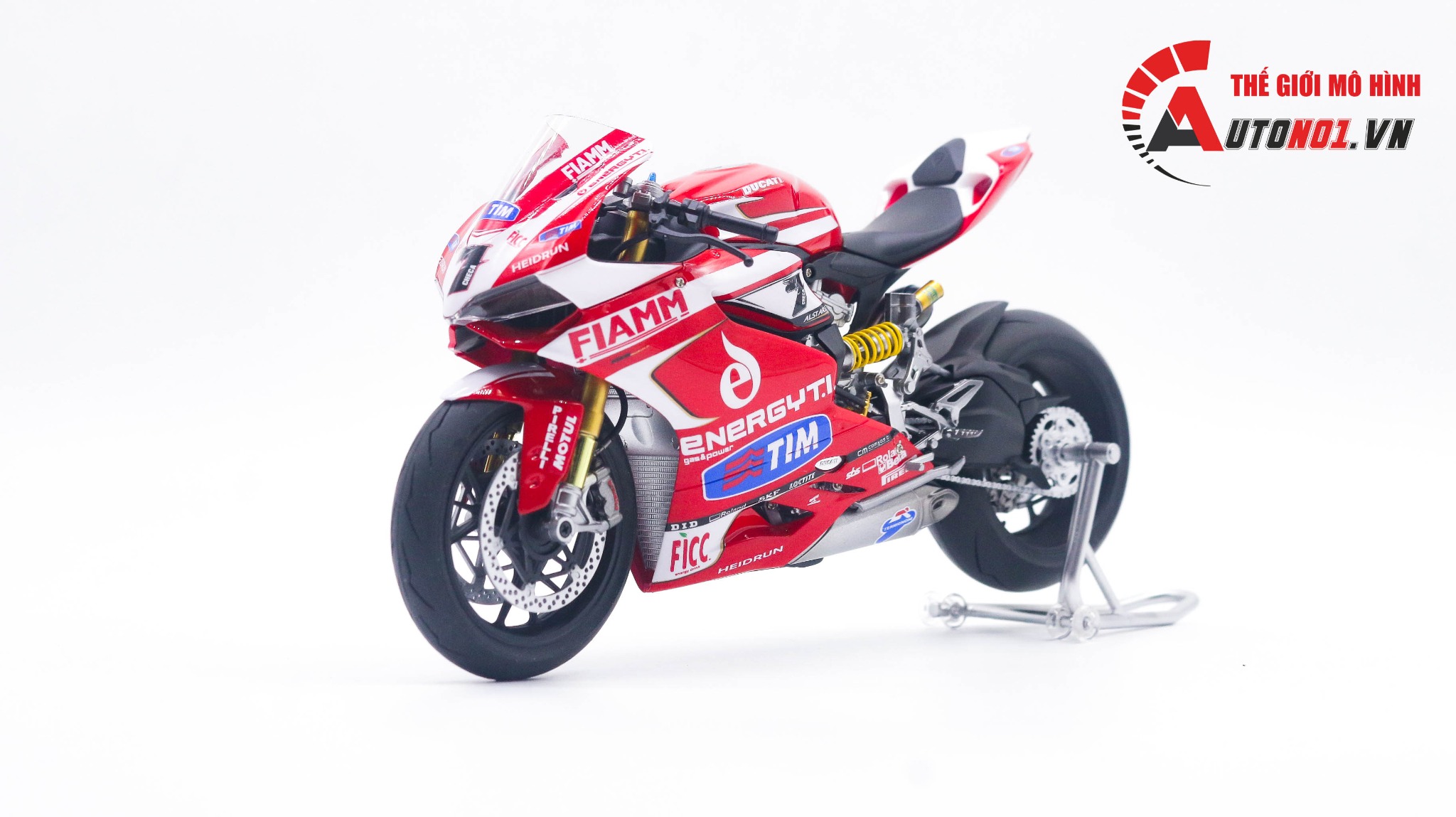  Mô hình xe Ducati Panigale 1199 Fiamm Tim Sbk 2013 #7 1:12 Tamiya D227d 