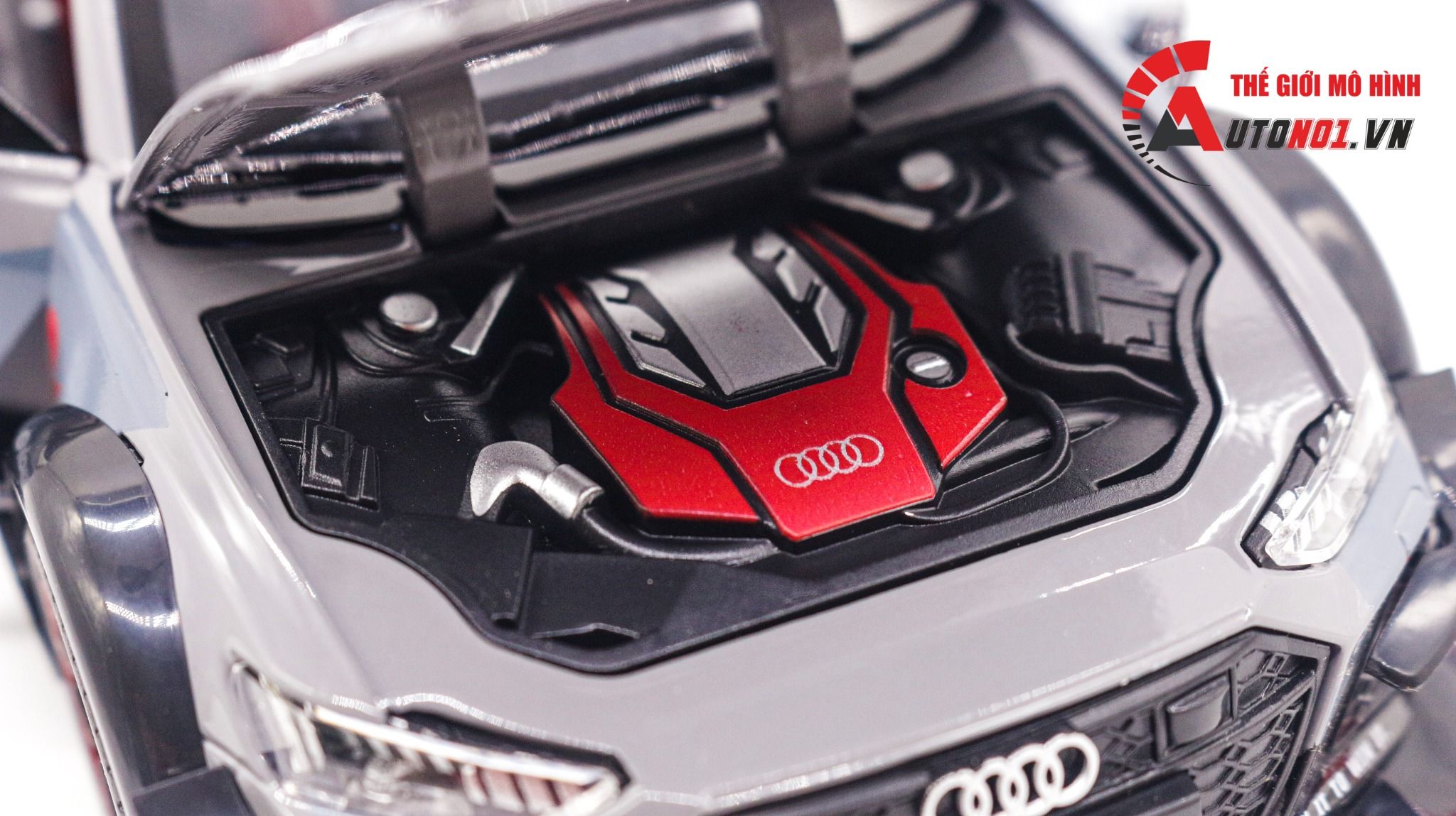  Mô hình xe đua Audi RS6 DTM 56 box camping full open tỉ lệ 1:24 Chezhi OT025 