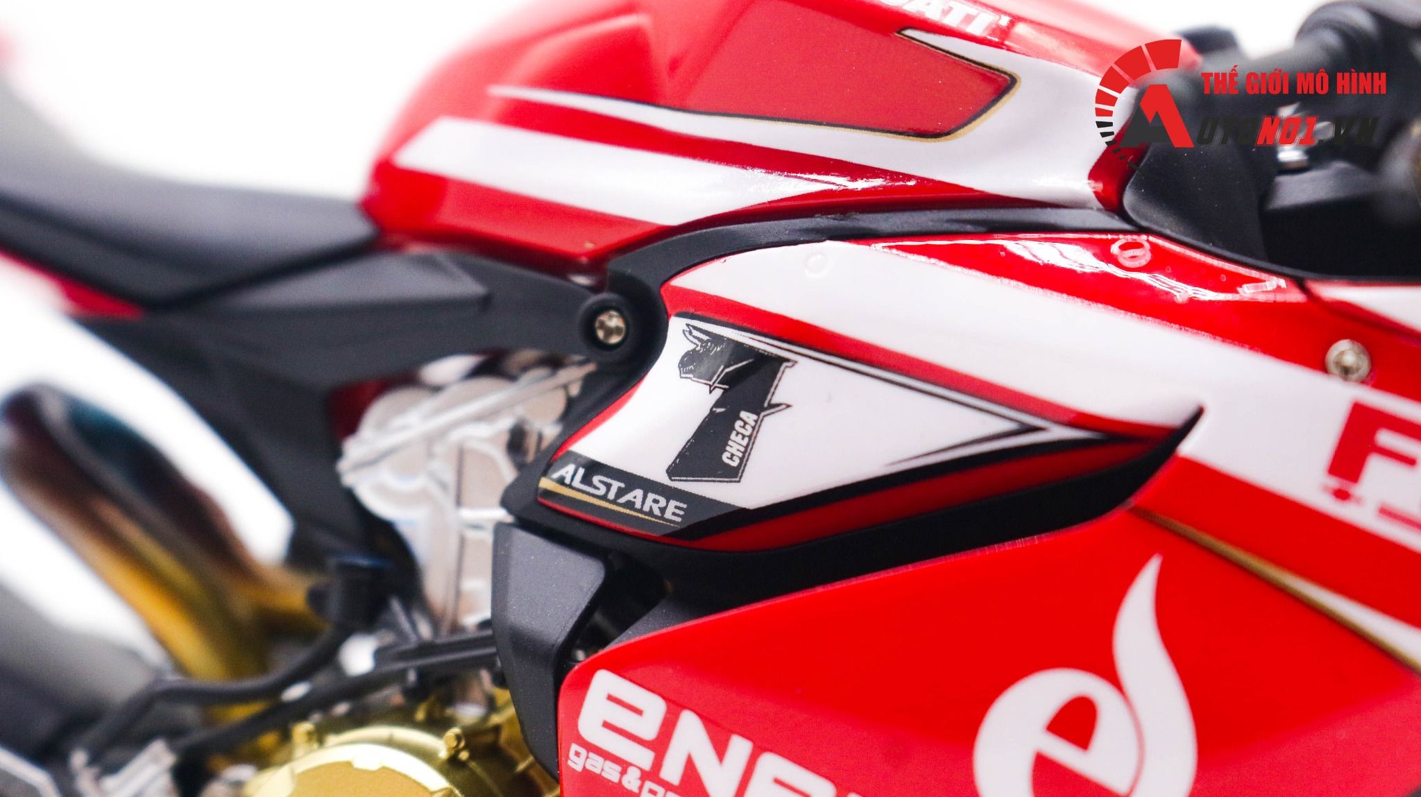  Mô hình xe Ducati Panigale 1199 Fiamm Tim Sbk 2013 #7 1:12 Tamiya D227d 