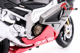  XE MÔ HÌNH MÔ TÔ APRILIA RSV 1000R BLACK 1:10 WELLY 3688 