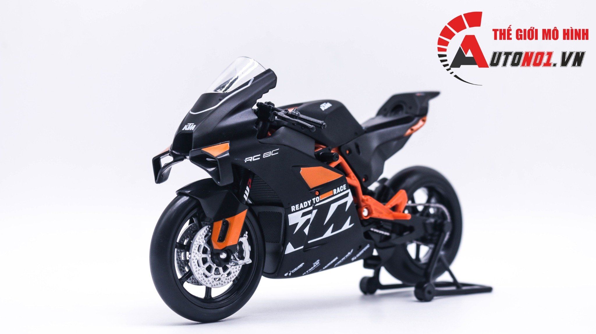  Mô hình xe KTM RC 8C tỉ lệ 1:12 Welly MT068 