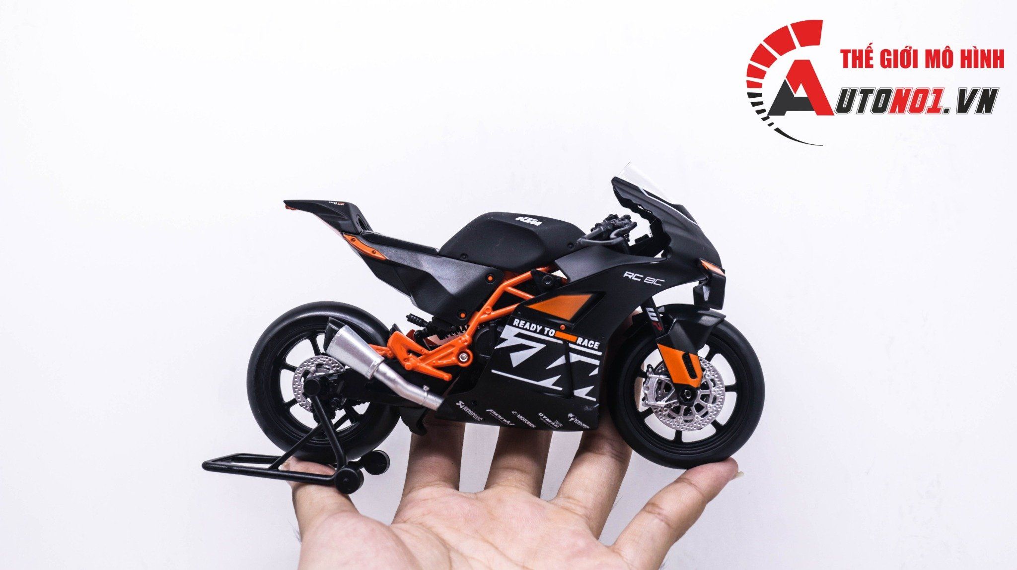  Mô hình xe KTM RC 8C tỉ lệ 1:12 Welly MT068 