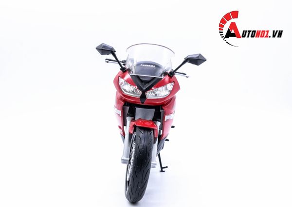 MÔ HÌNH XE MÔ TÔ KAWASAKI NINJA 650 2009 RED 1:10 WELLY 1743