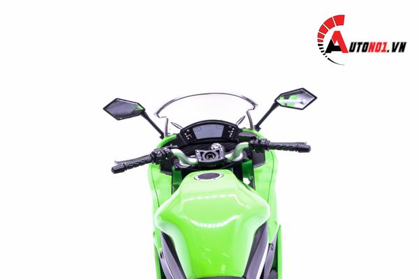 MÔ HÌNH XE MÔ TÔ KAWASAKI NINJA 650 2009 GREEN 1:10 WELLY 1744