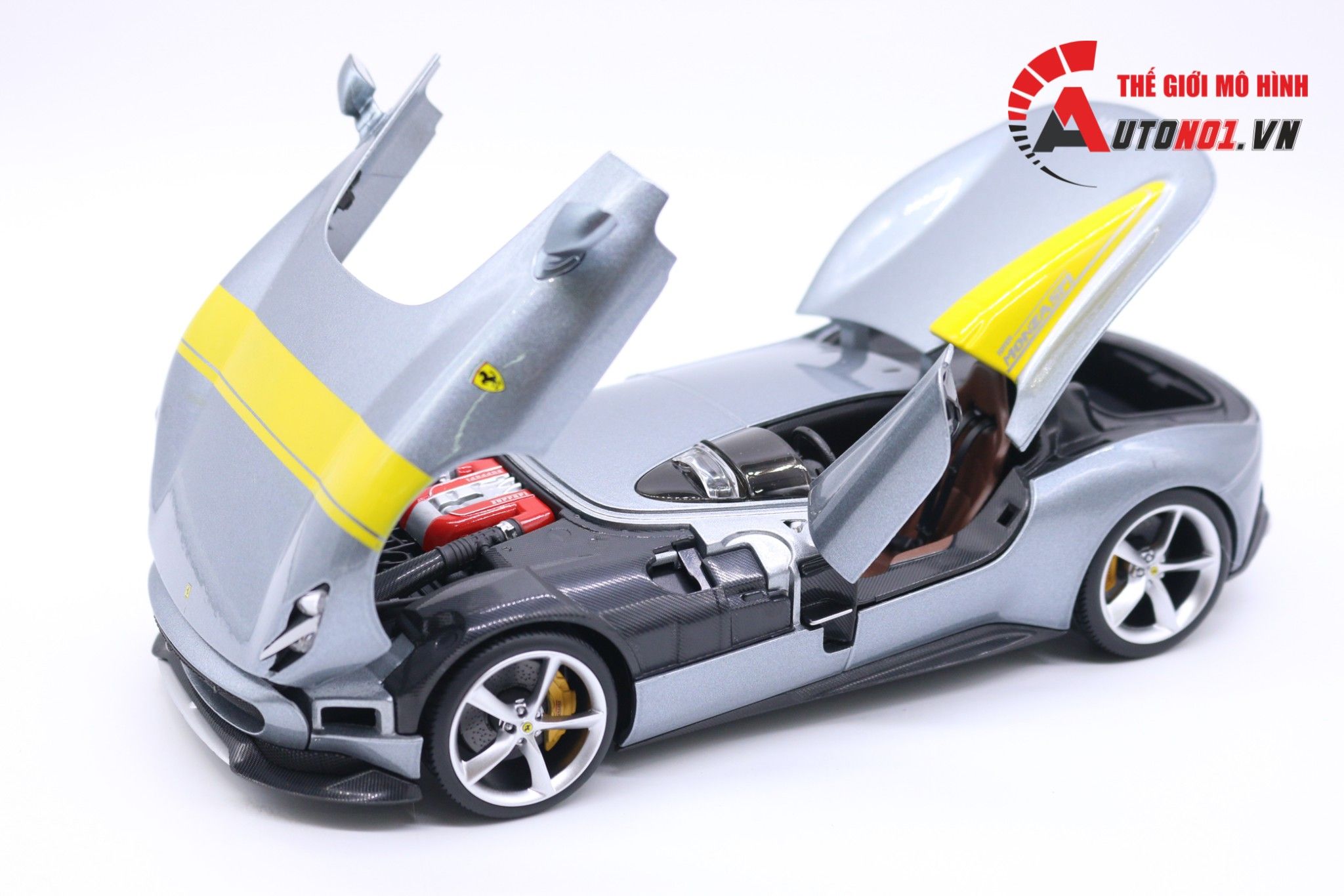  Mô hình xe Ferrari Monza Sp1 Sports 1:18 Bburago 6836 