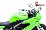  Mô hình xe mô tô Kawasaki Ninja 650R 2009 green tỉ lệ 1:10 Welly 1744 