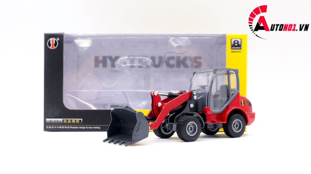 MÔ HÌNH XE ỦI ĐẤT RED 1:60 HYTRUCK 7627