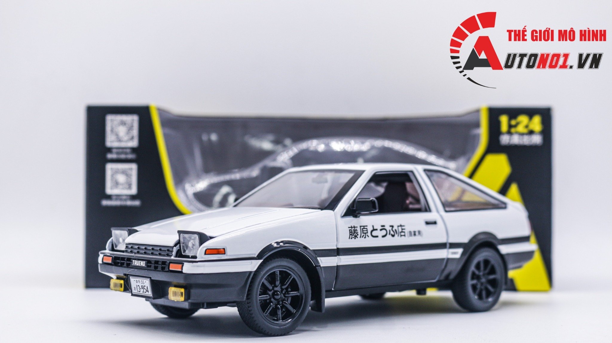  Mô hình xe Toyota AE86 full open - đánh lái được - có âm thanh - đèn tỉ lệ 1:20 Miniauto OT400 