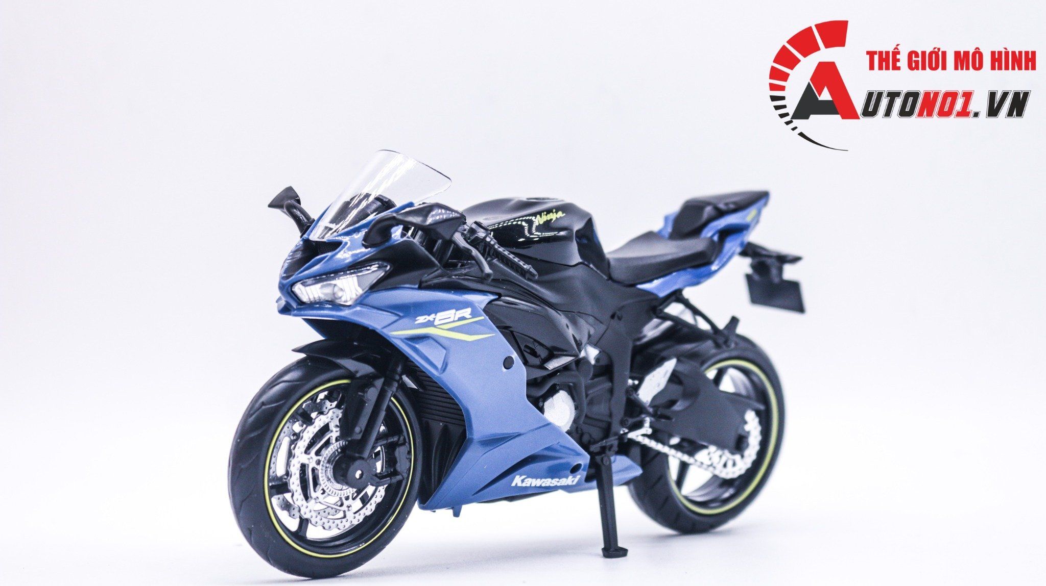  Mô hình xe Kawasaki Ninja ZX-6R 1:12 Makeda Model MT067 