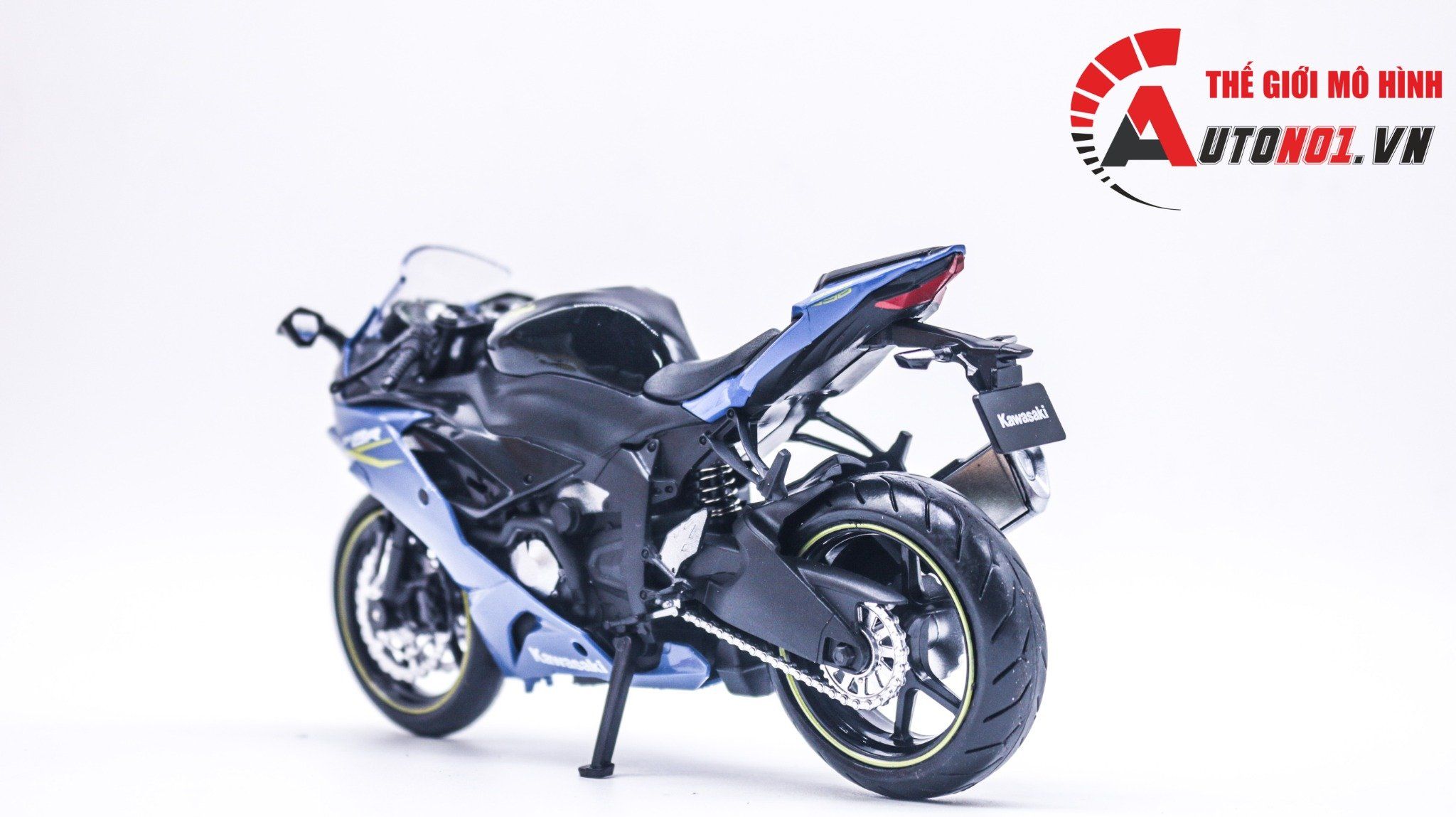  Mô hình xe Kawasaki Ninja ZX-6R 1:12 Makeda Model MT067 