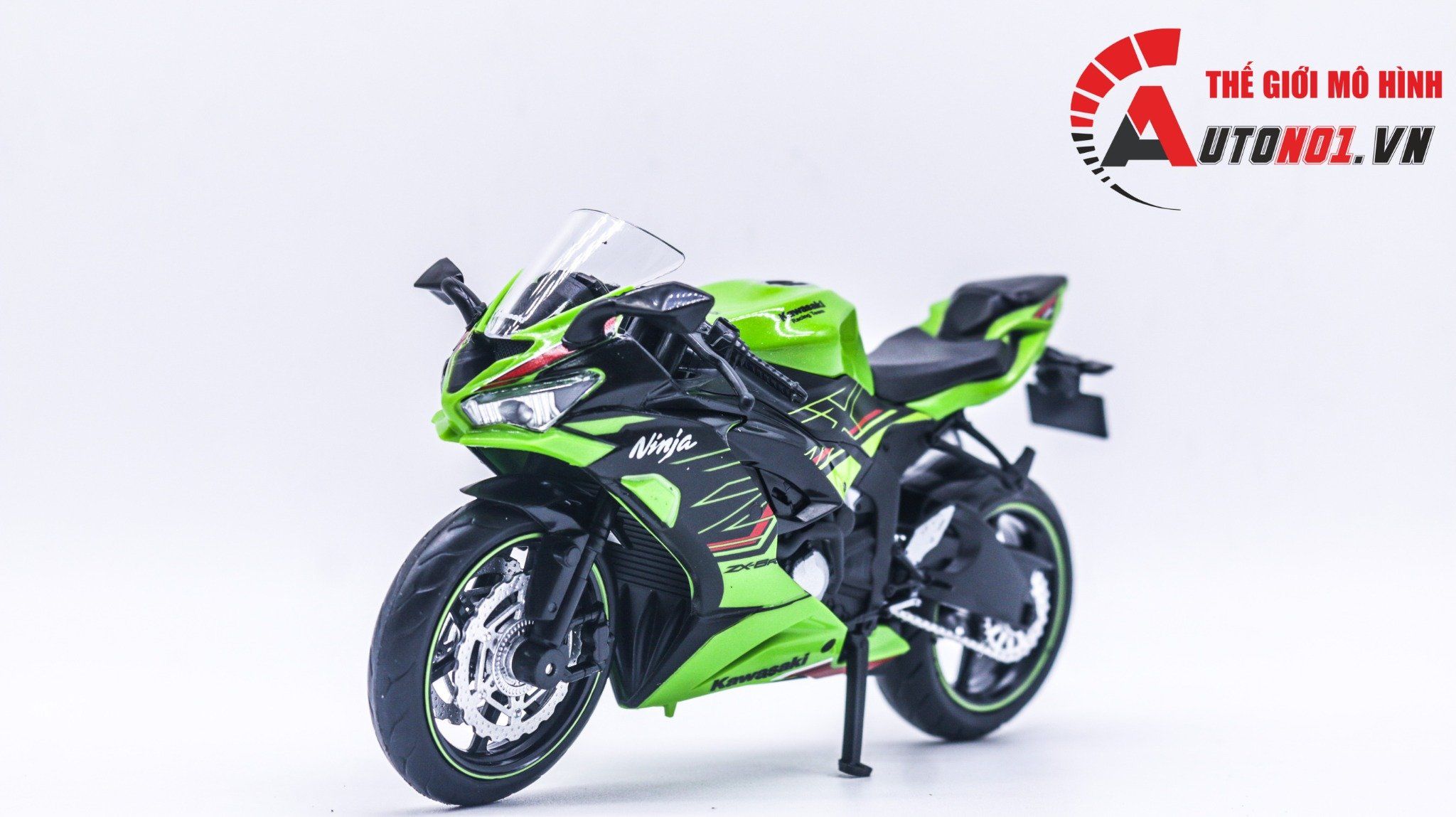  Mô hình xe Kawasaki Ninja ZX-6R 1:12 Makeda Model MT067 