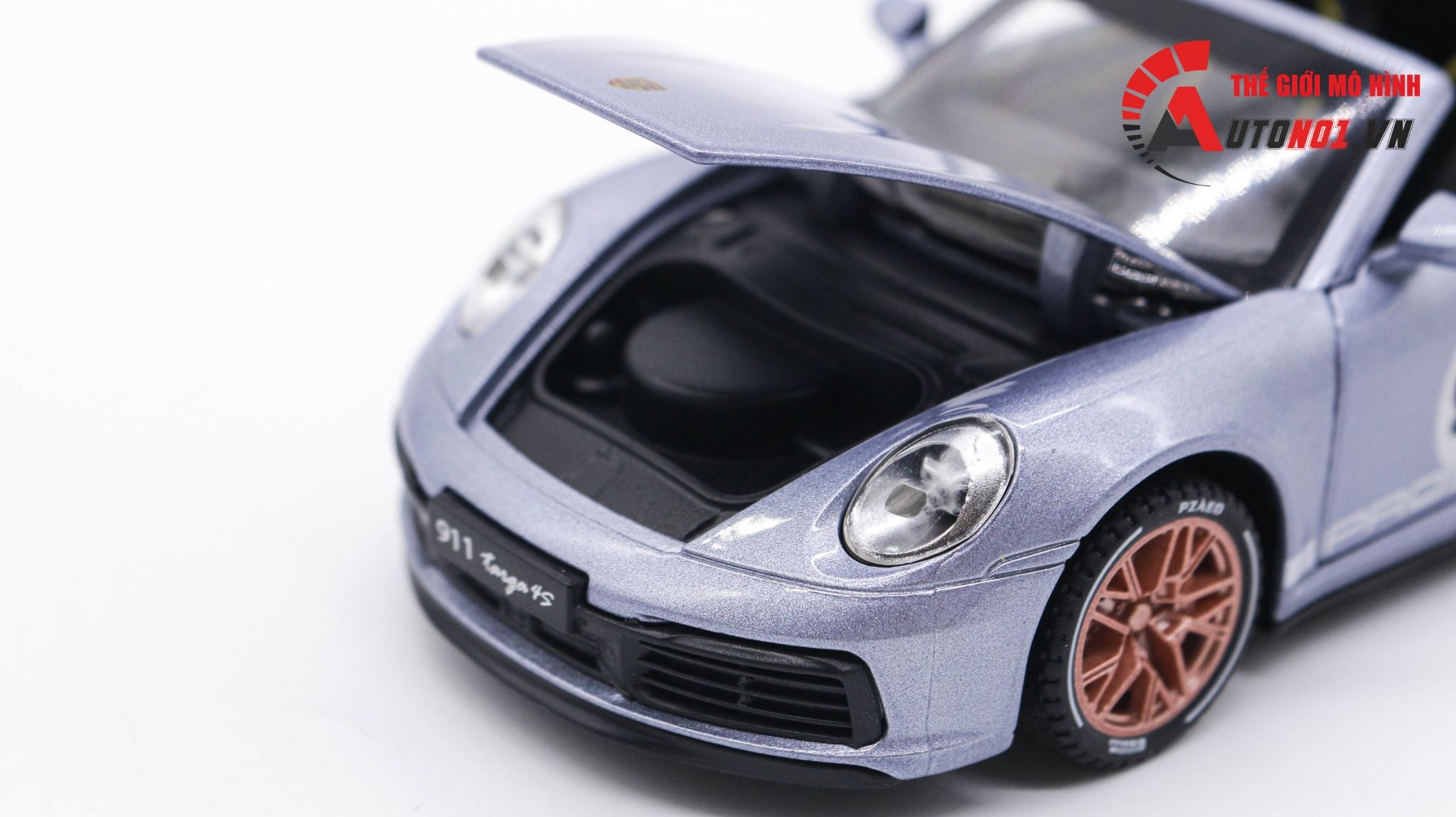  Mô hình xe Porsche 911 Targa 4s Gray 1:32 Newao OT427 