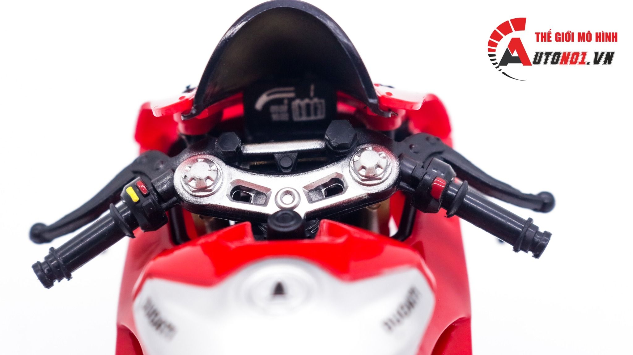  Mô hình xe độ Ducati Panigale V4s Red Nồi - Mâm 1:12 Autono1 D223V 