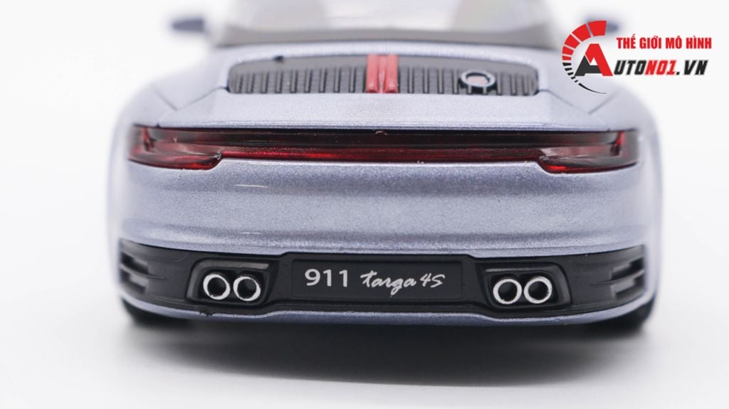 MÔ HÌNH XE PORSCHE 911 TARGA 4S GRAY 1:32 NEWAO 7890