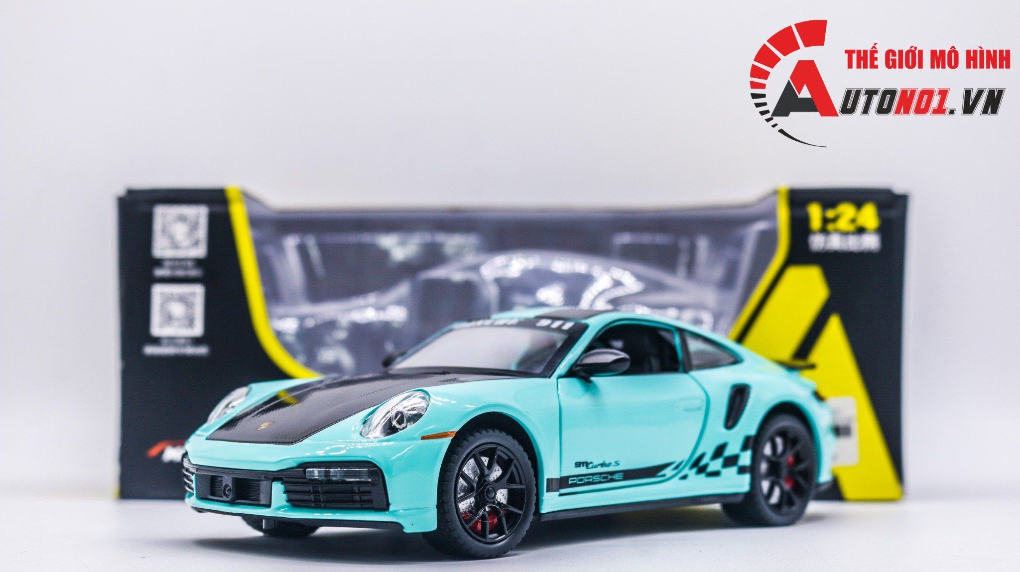  Mô hình xe Porsche 911 Turbo S 1:24 Miniauto OT338 