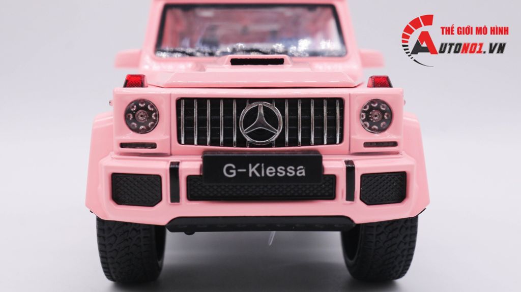 MÔ HÌNH XE MERCEDES G-KLESSA G63 V12 PINK 1:24 CHE ZHI 7888