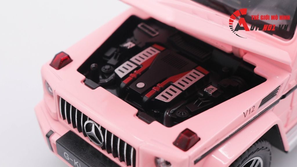 MÔ HÌNH XE MERCEDES G-KLESSA G63 V12 PINK 1:24 CHE ZHI 7888