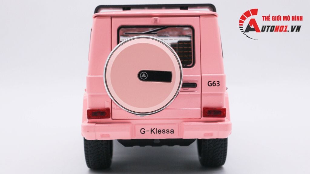 MÔ HÌNH XE MERCEDES G-KLESSA G63 V12 PINK 1:24 CHE ZHI 7888