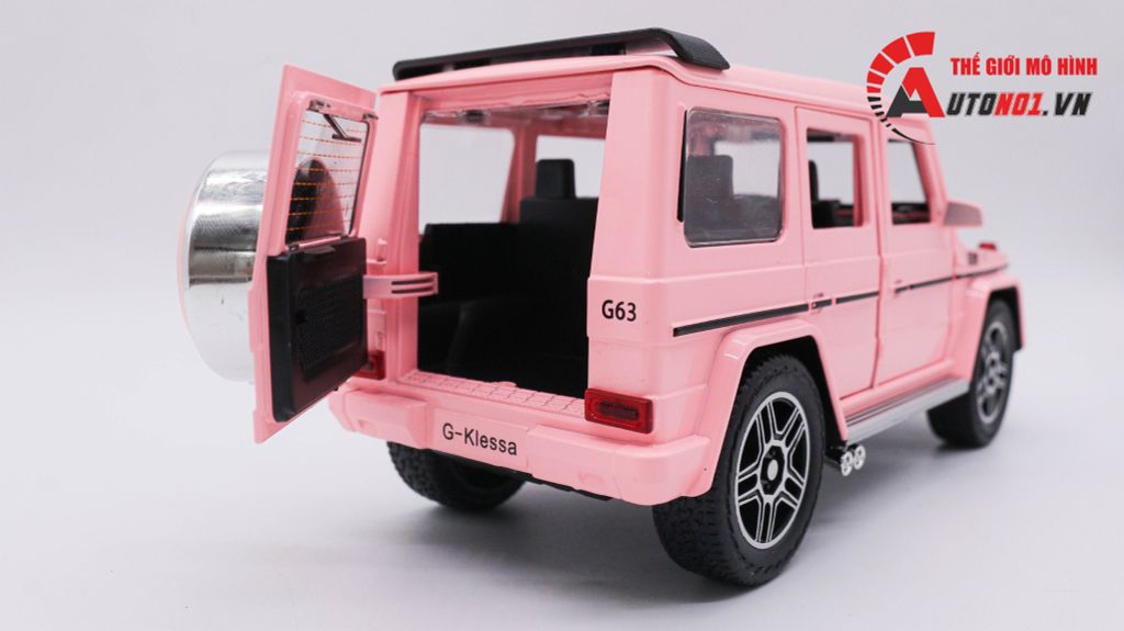 MÔ HÌNH XE MERCEDES G-KLESSA G63 V12 PINK 1:24 CHE ZHI 7888