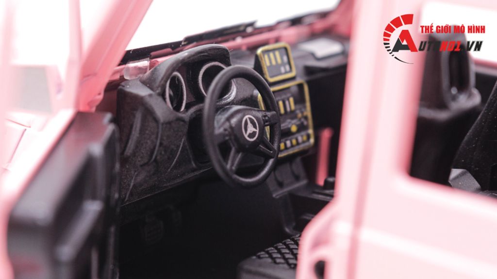 MÔ HÌNH XE MERCEDES G-KLESSA G63 V12 PINK 1:24 CHE ZHI 7888