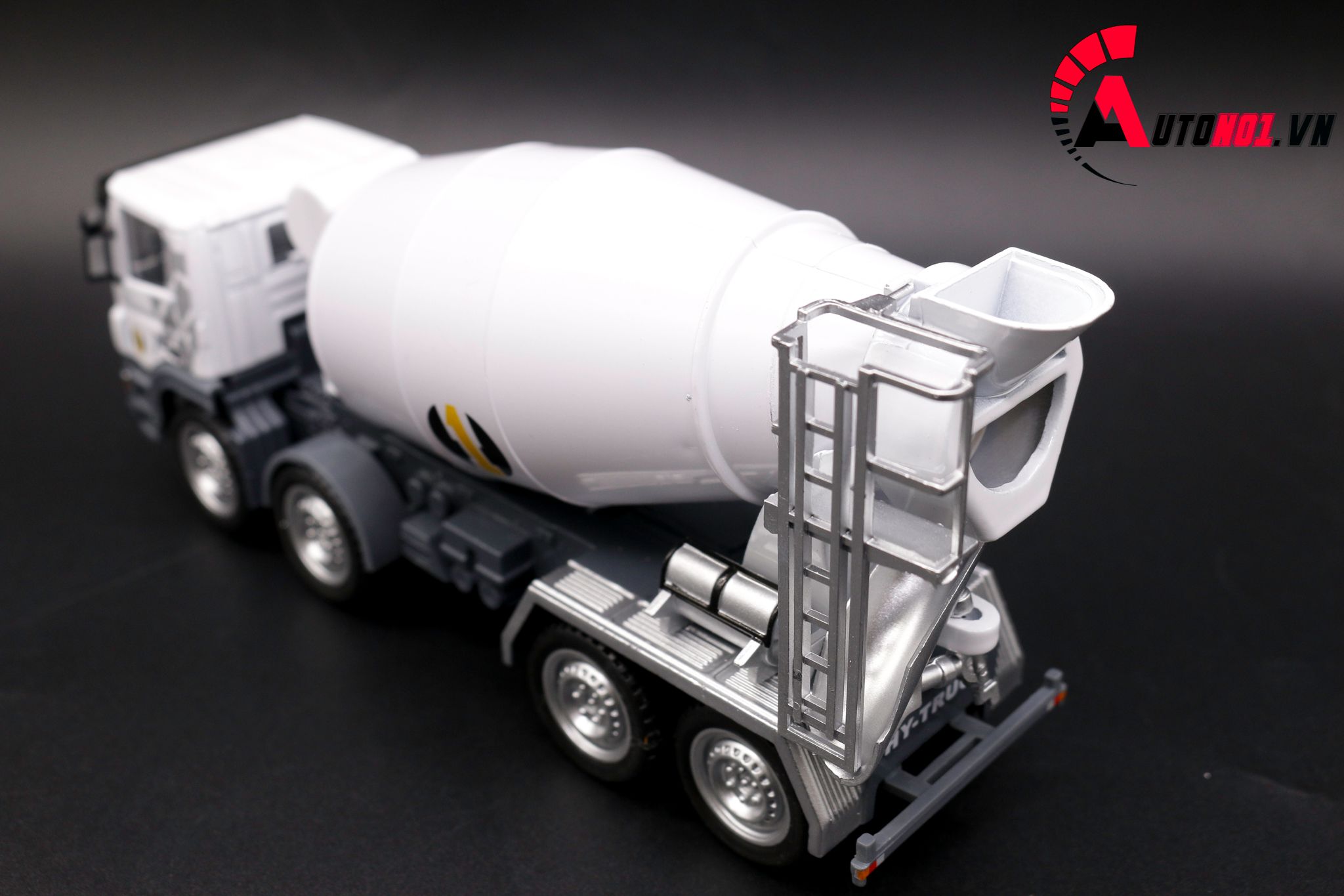  Mô hình xe trộn bê tông white 1:50 hytruck 7601 