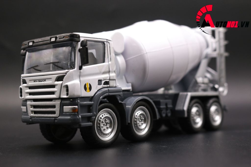 MÔ HÌNH XE TRỘN BÊ TÔNG WHITE 1:50 HYTRUCK 7601