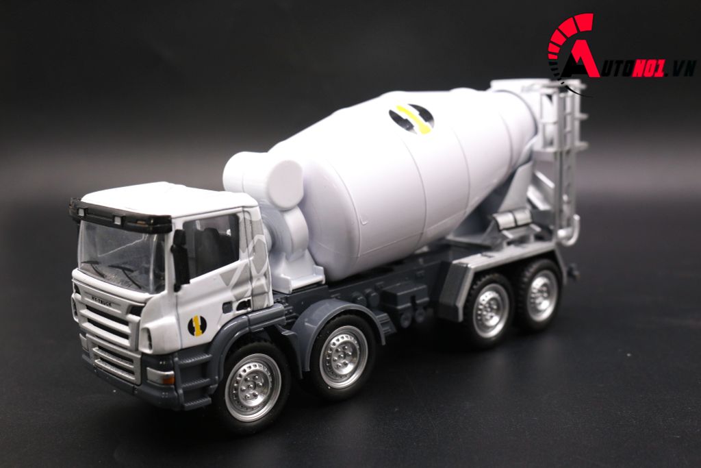 MÔ HÌNH XE TRỘN BÊ TÔNG WHITE 1:50 HYTRUCK 7601