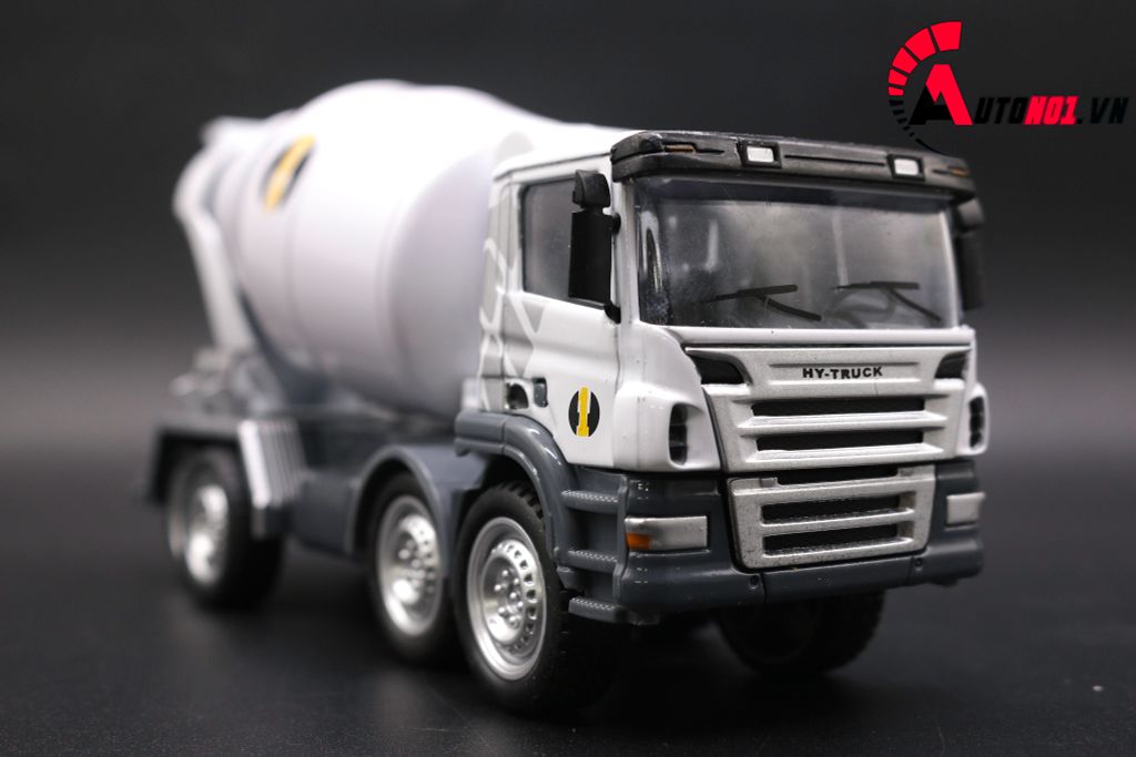 MÔ HÌNH XE TRỘN BÊ TÔNG WHITE 1:50 HYTRUCK 7601