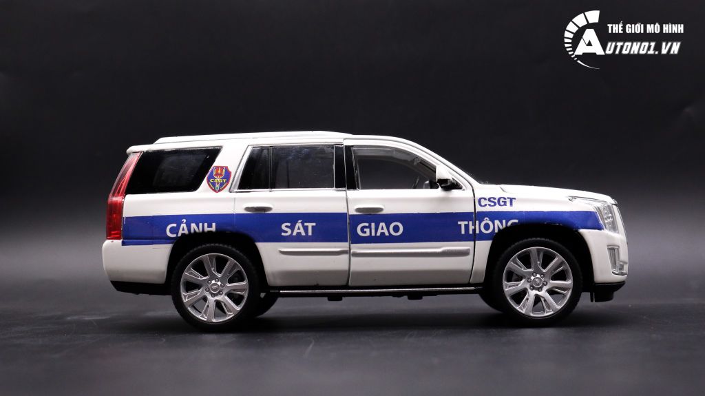 MÔ HÌNH XE CADILLAC ESCALADE ĐỘ CSGT AUTONO1 1:24 D001