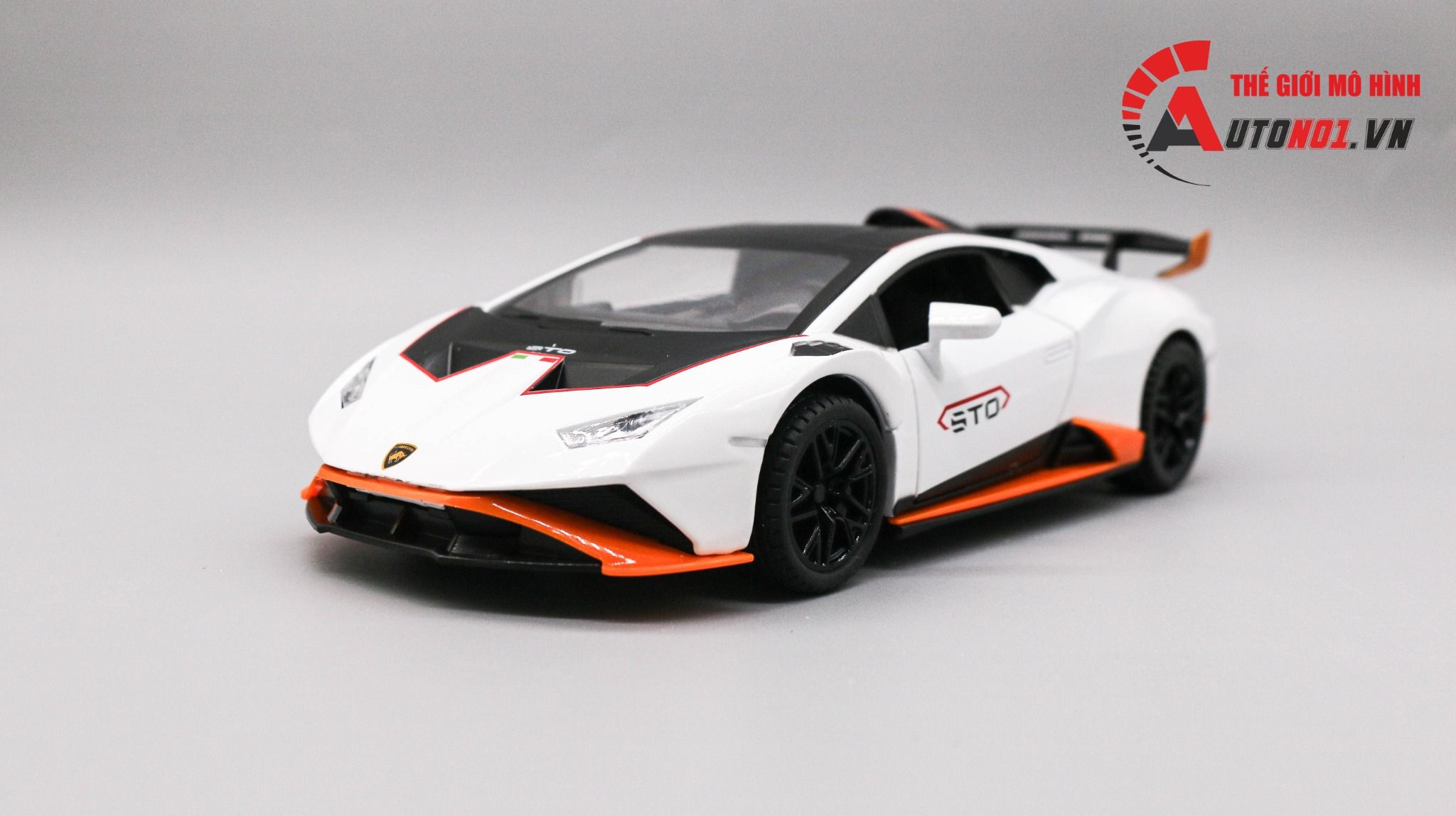  Mô hình xe Lamborghini Huracan Sto full open 1:24 Jin Lifang OT414 