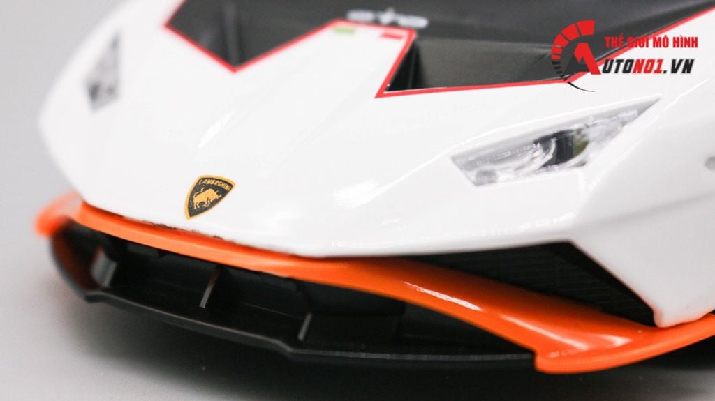 MÔ HÌNH XE LAMBORGHINI HURACAN STO WHITE 1:24 JIN LIFANG 7880