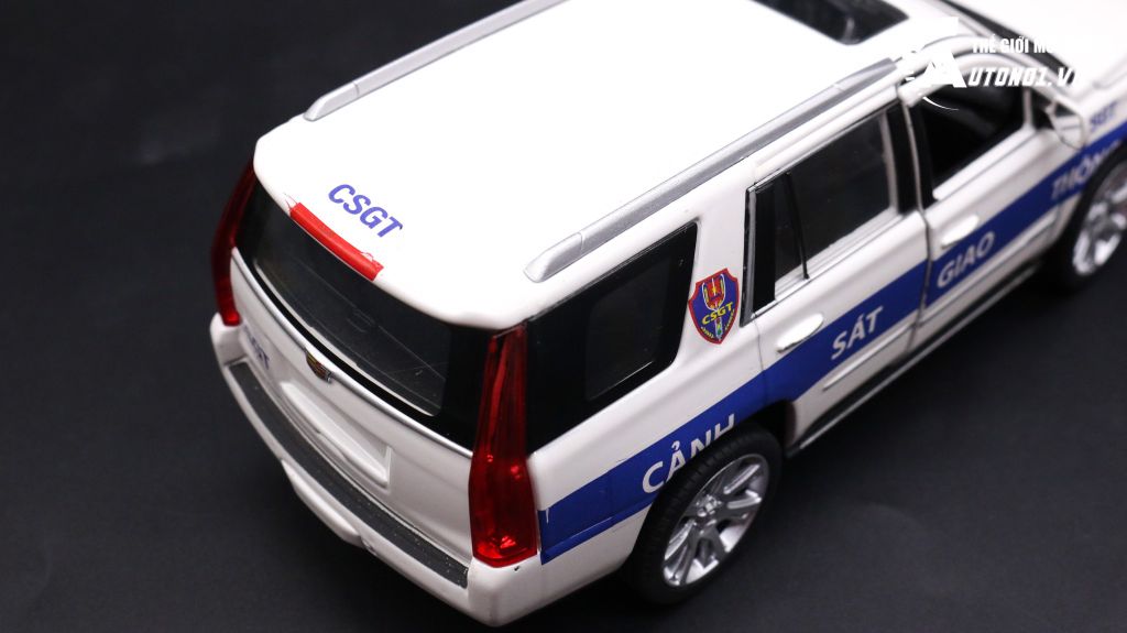 MÔ HÌNH XE CADILLAC ESCALADE ĐỘ CSGT AUTONO1 1:24 D001