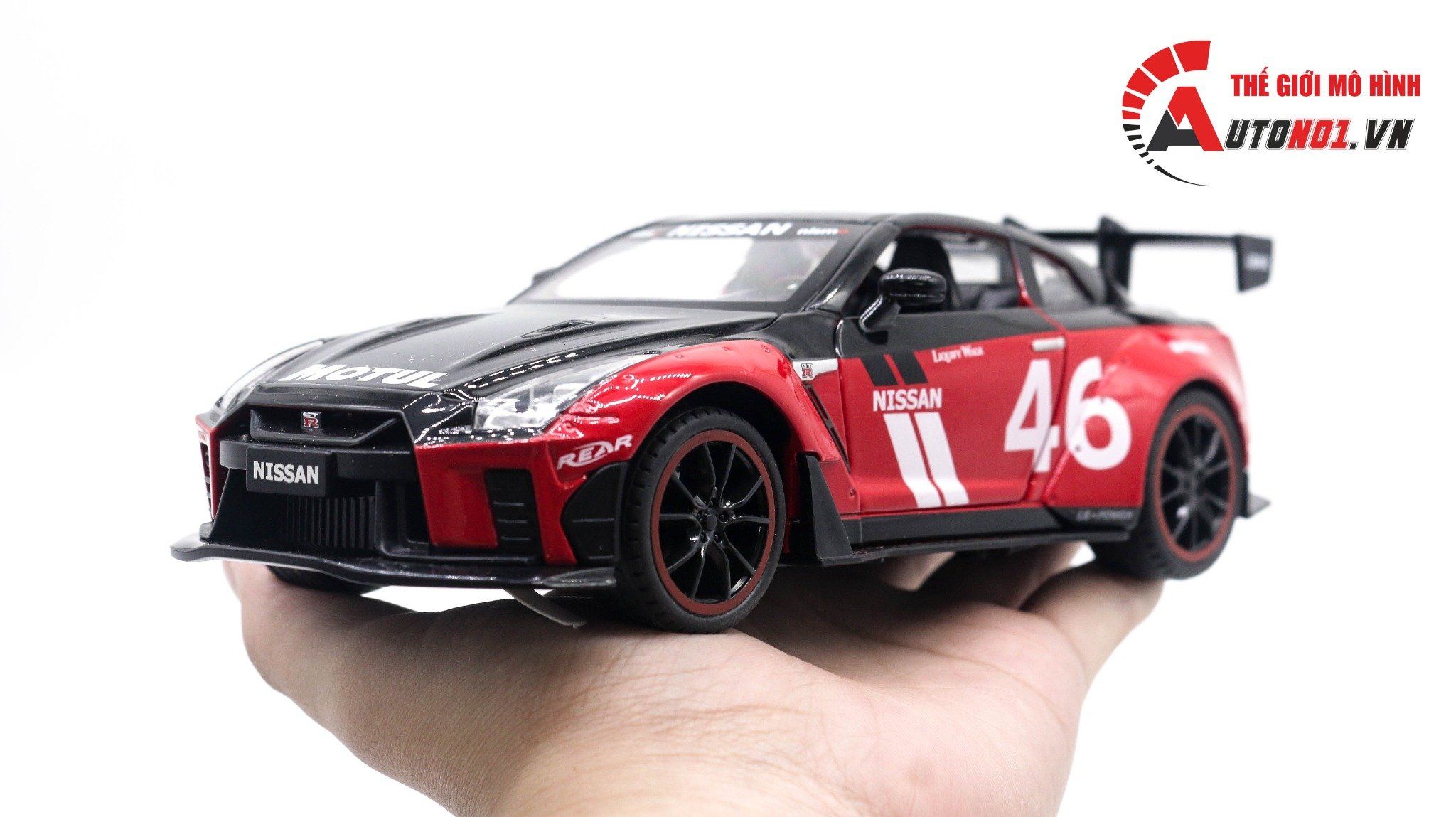  Mô hình xe Nissan Gtr full open tỉ lệ 1:24 Alloy Model OT403 