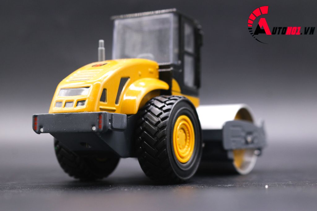 MÔ HÌNH XE LU TRÁNG NHỰA YELLOW 1:50 HYTRUCK 7599