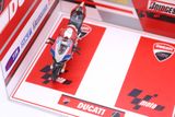  COMBO MÔ HÌNH XE DUCATI V4S CORSE & SHOWROOM TRƯNG BÀY MÔ TÔ 1:18 CB008 