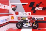  COMBO MÔ HÌNH XE DUCATI V4S CORSE & SHOWROOM TRƯNG BÀY MÔ TÔ 1:18 CB008 