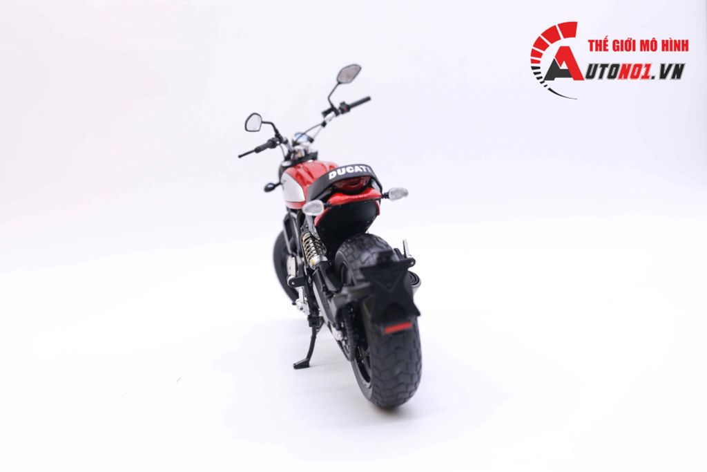 MÔ HÌNH XE DUCATI SCRAMBLER CLASSIC 803CC 2015 RED 1:12 TSM MODEL 7260