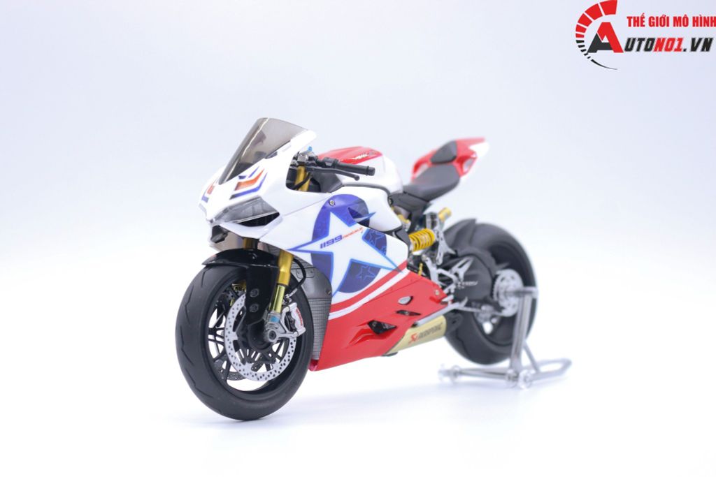 MÔ HÌNH SIÊU XE DUCATI 1199 PANIGALE CUSTOM DECAL NICKY HAYDEN 69 1:12 TAMIYA D065