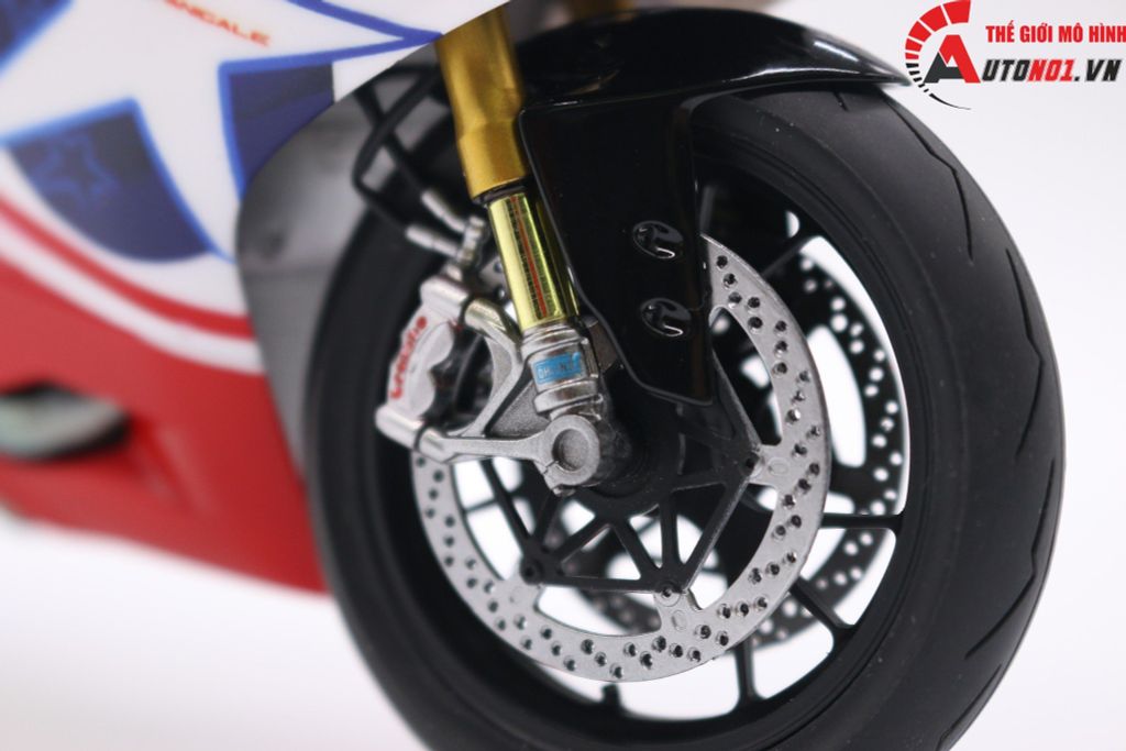 MÔ HÌNH SIÊU XE DUCATI 1199 PANIGALE CUSTOM DECAL NICKY HAYDEN 69 1:12 TAMIYA D065