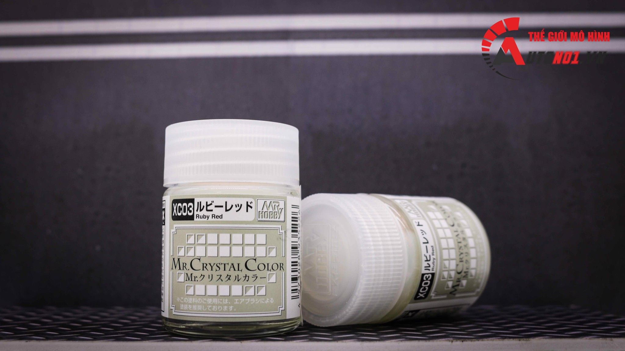  Lacquer xc03 effect ruby red metallic sơn mô hình màu crystal đỏ ruby 18ml Mr.Hobby XC03 