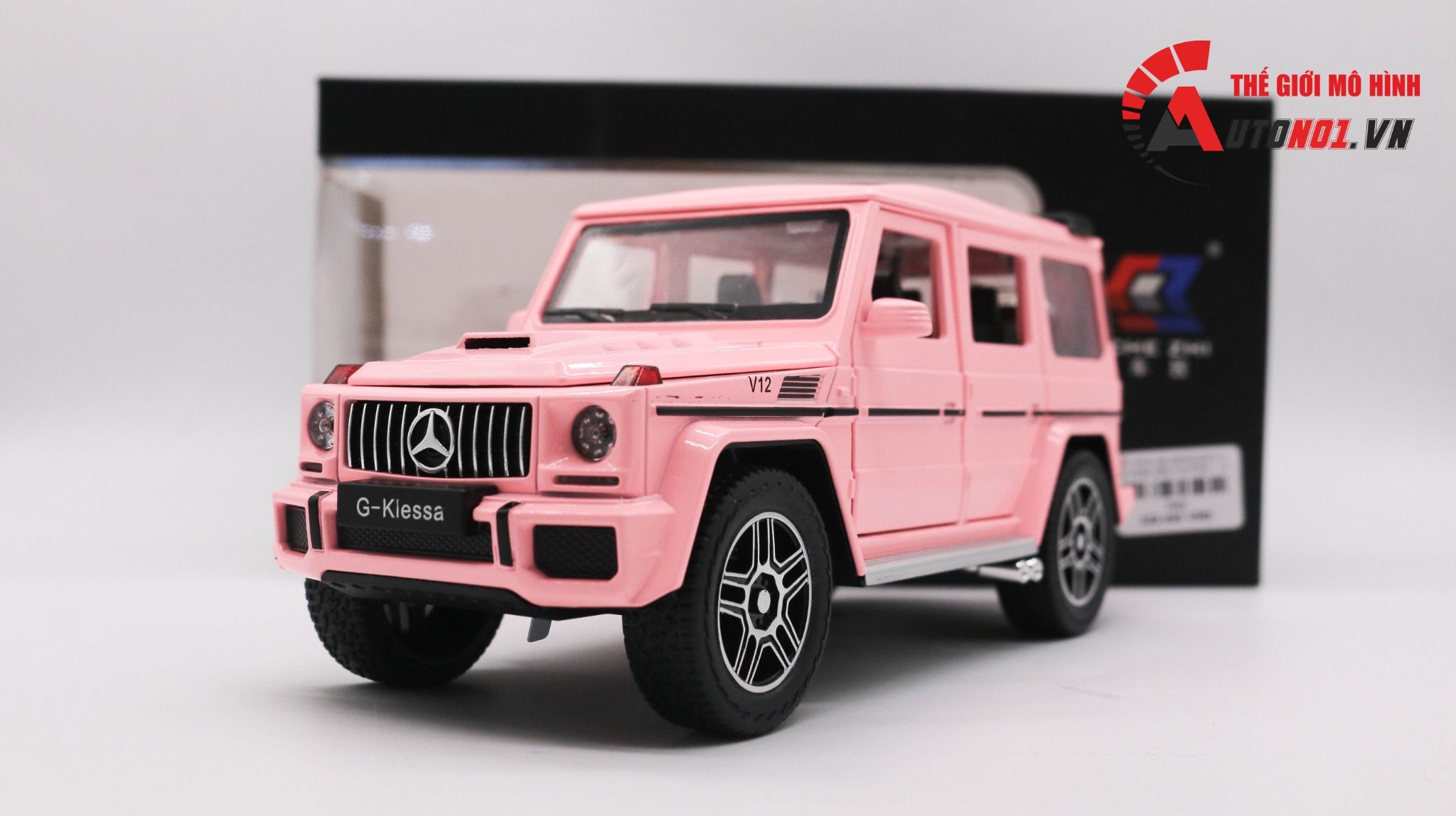  Mô hình xe Mercedes G-Klessa G63 V12 full open 1:24 Chezhi OT402 