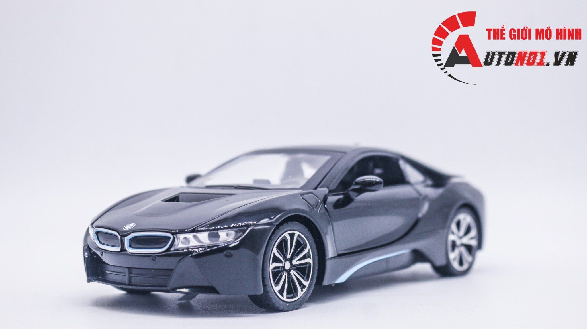  Mô hình xe BMW i8 tỉ lệ 1:22 Jiaye Model OT387 